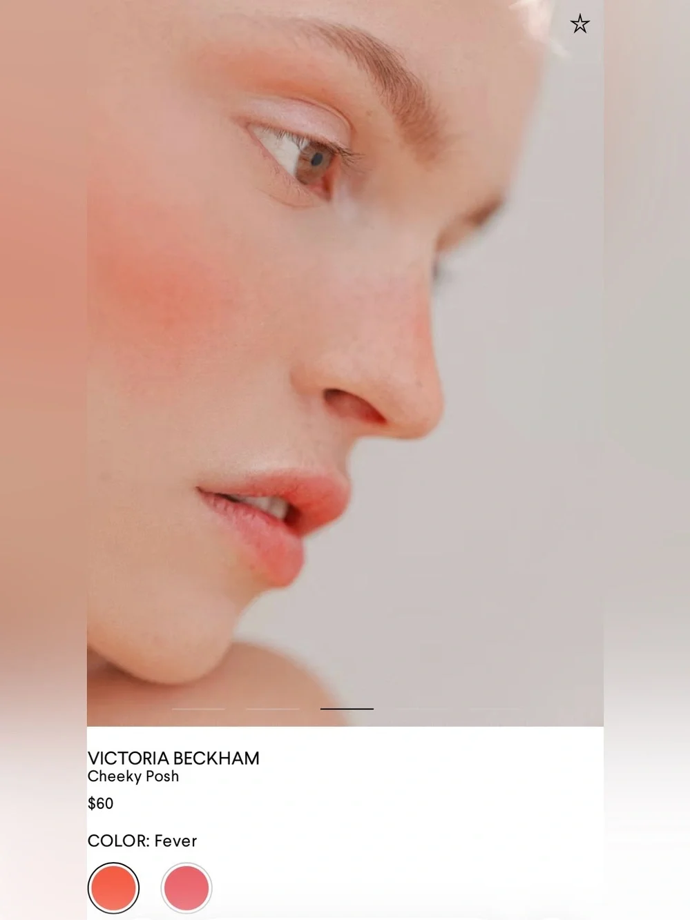 Victoria Beckham Cheeky Posh Cream Blush Stick — Fever